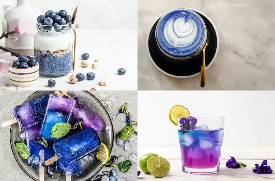 Butterfly Pea Flower Powder application Butterfly Pea Flower Powder application