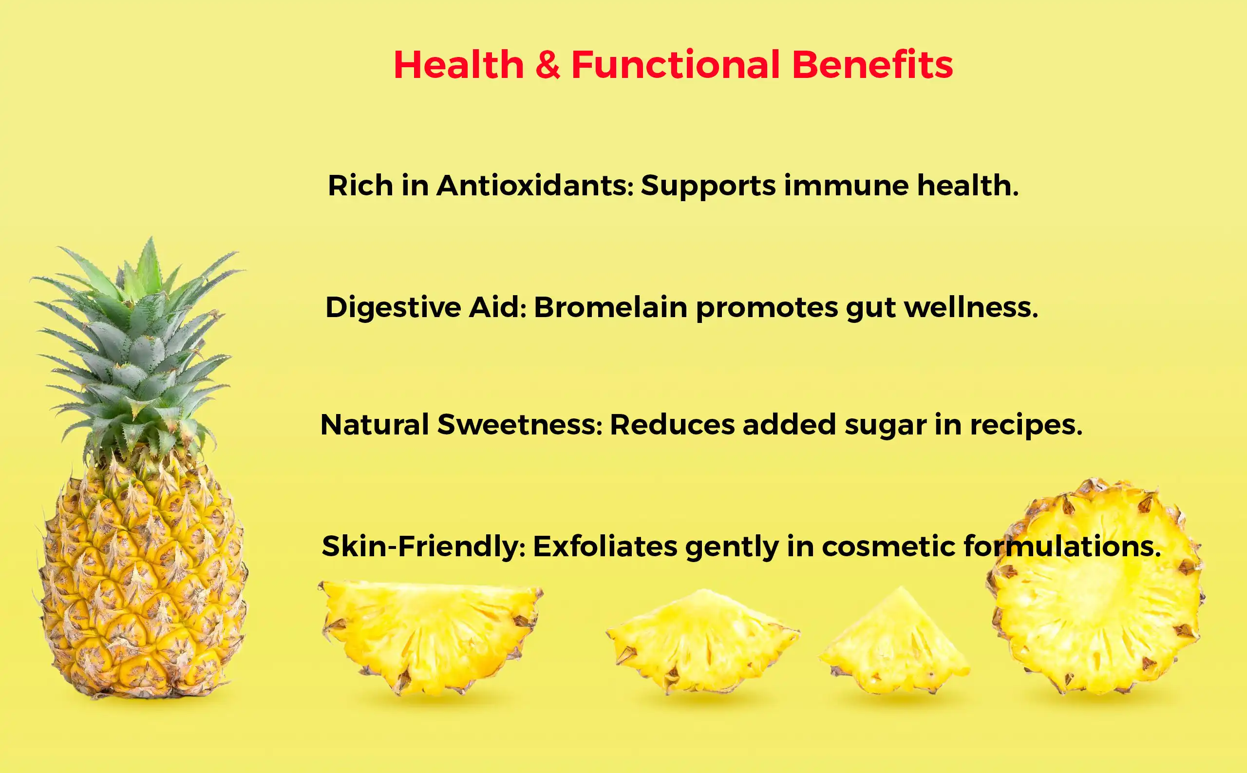 Health & Functional Benefits Health & Functional Benefits