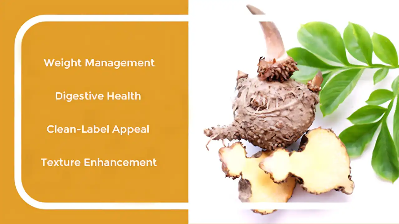 Konjac Root Powder Benefits Konjac Root Powder Benefits