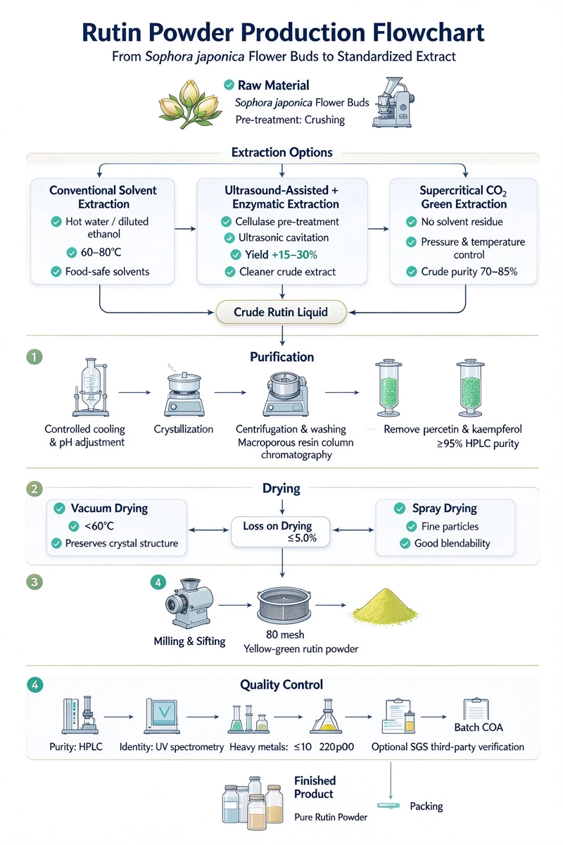 rutin powder processing rutin powder processing