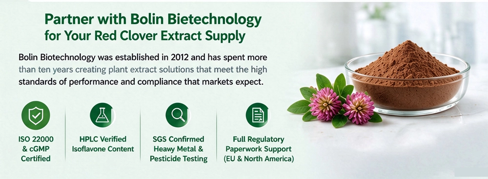 red clover extract powder supplier