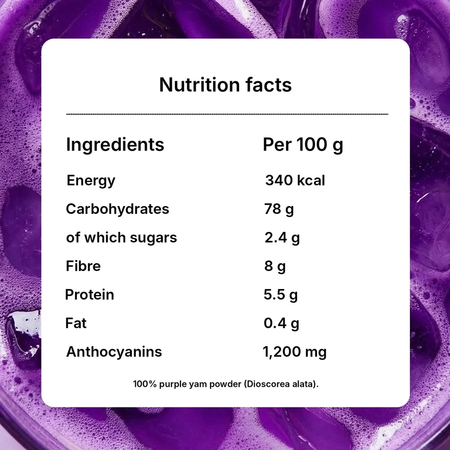 purple yam powder compound