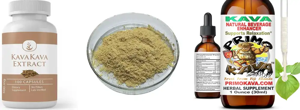 Uses of Kava Extract in Capsules and Beverages