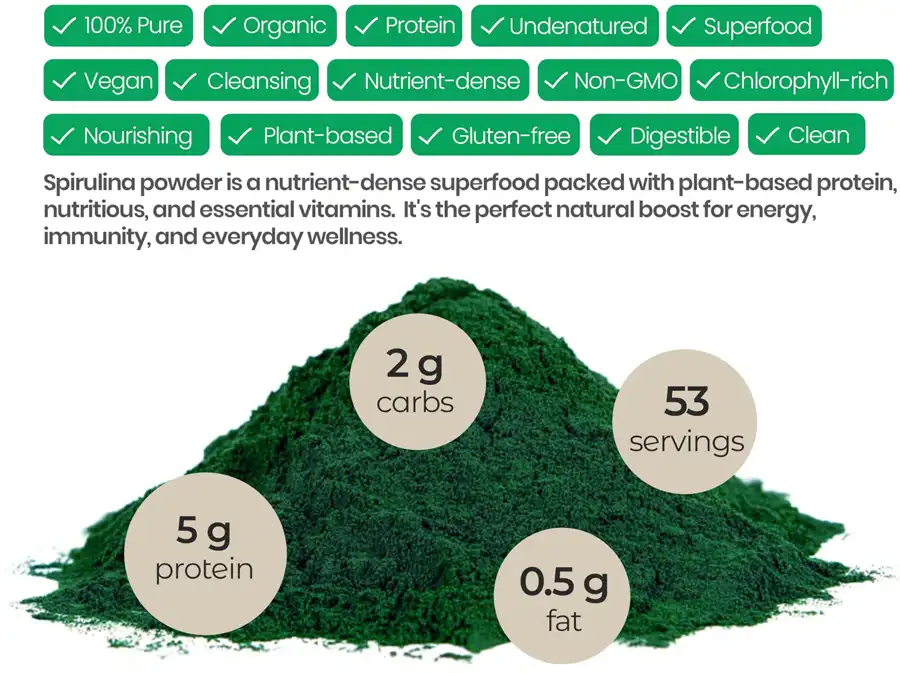 Spirulina Powder Nutrition Spirulina Powder Nutrition