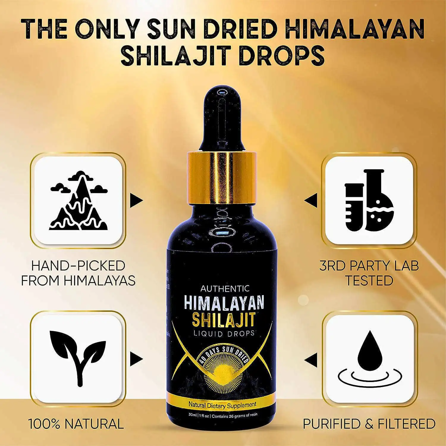 Shilajit Liquid Drops supplier