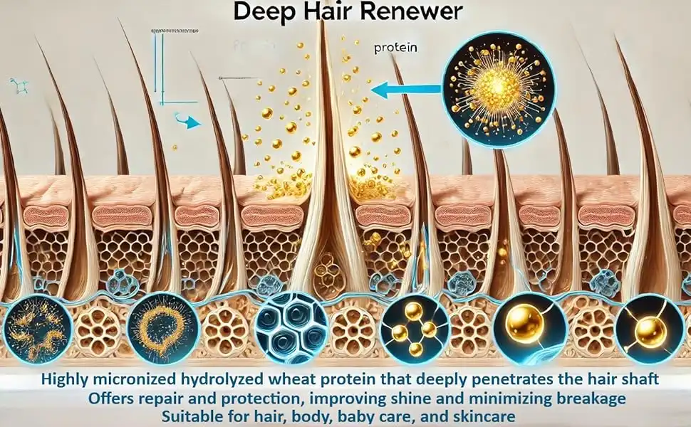 hydrolyzed wheat protein benefits for hair