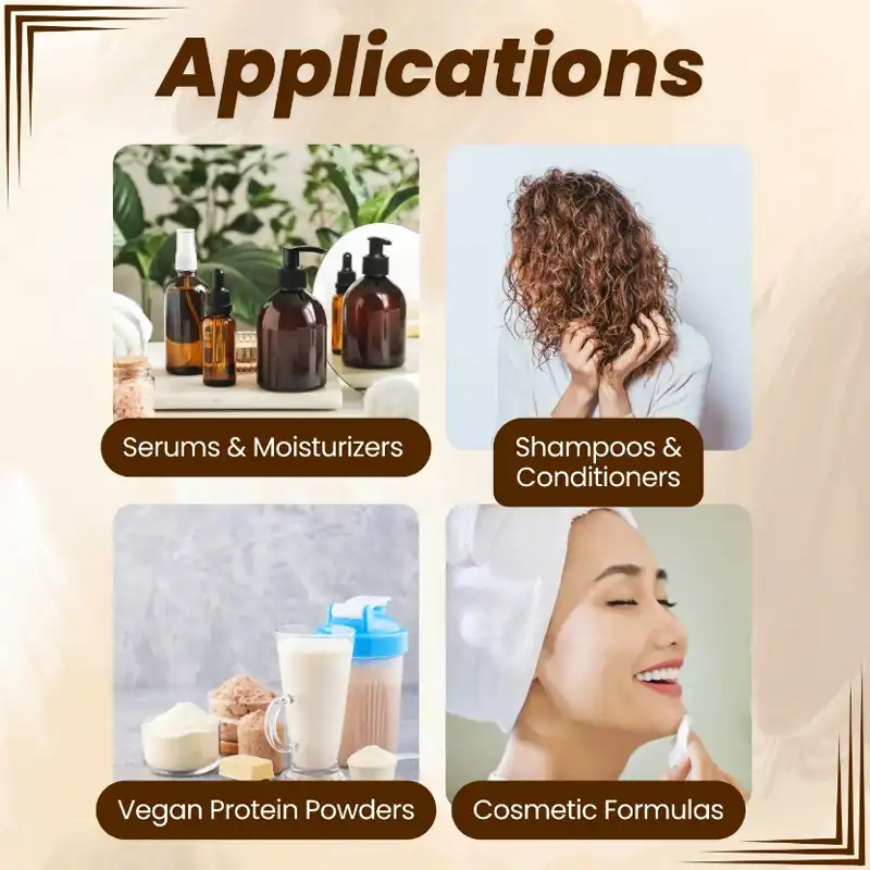 hydrolyzed wheat protein powder application