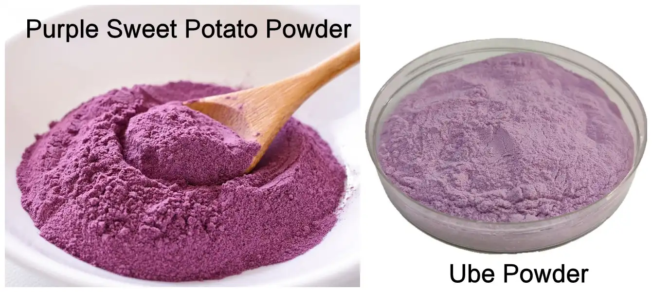 ube powder vs Purple Sweet Potato Powder