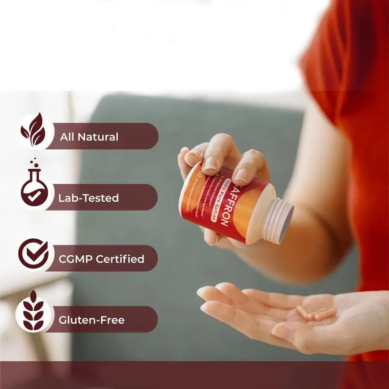 organic saffron capsules