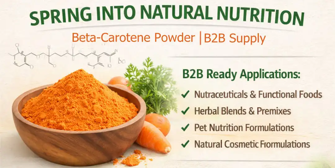 Beta-Carotene Powder application