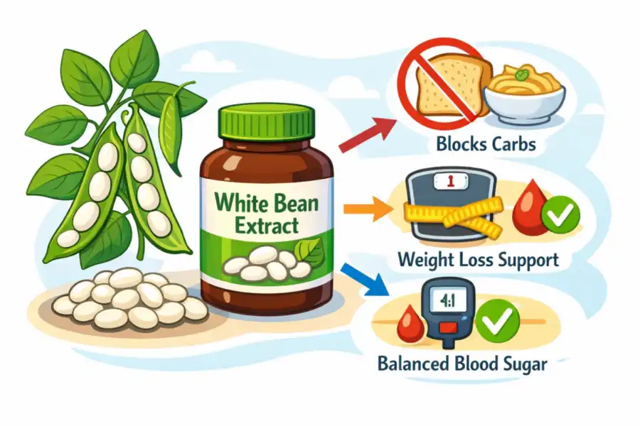 White Kidney Bean Extract functions