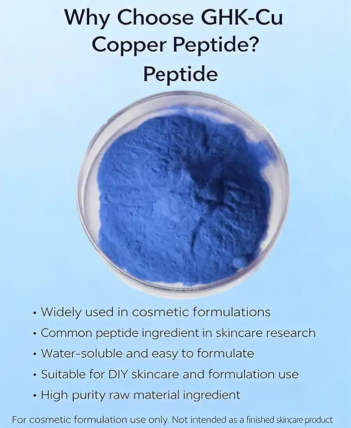 ghk copper peptide powder supplier