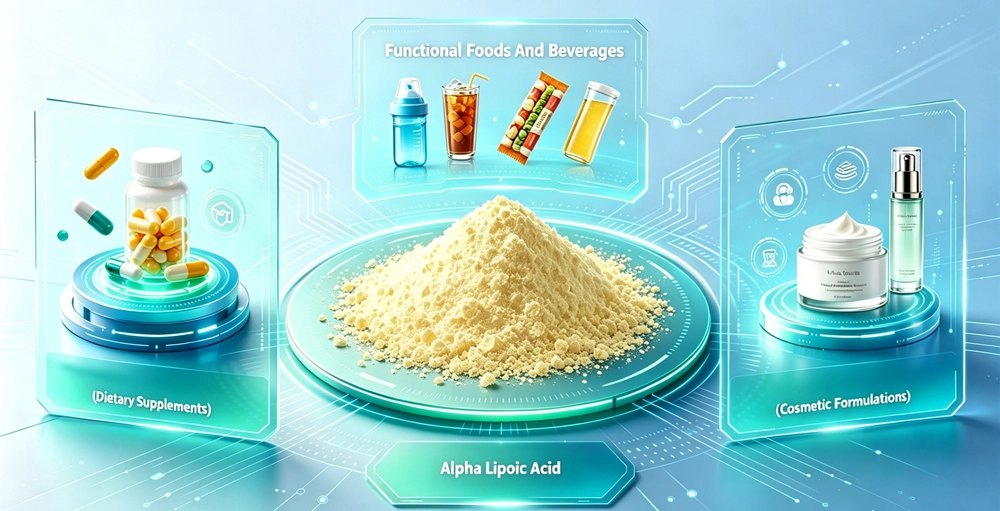 Alpha Lipoic Acid powder application