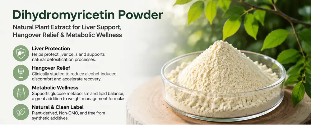 Dihydromyricetin Powder benefits and uses