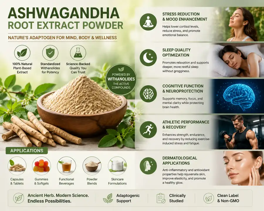 Ashwagandha Root Extract Powder benefits Ashwagandha Root Extract Powder benefits