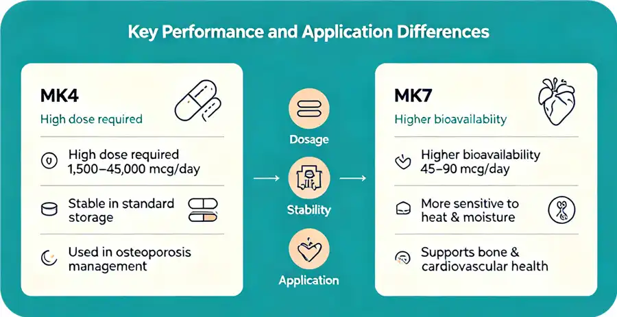 vitamin K2 MK4 vs MK7