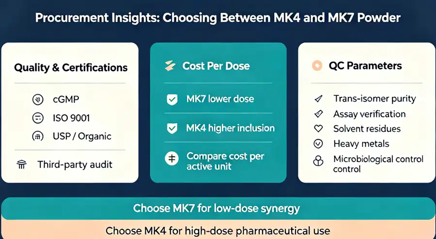 how to choose vitamin K2 MK4 MK7 powder