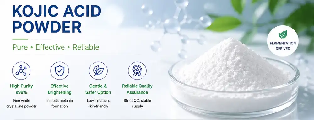 kojic acid powder supplier kojic acid powder supplier