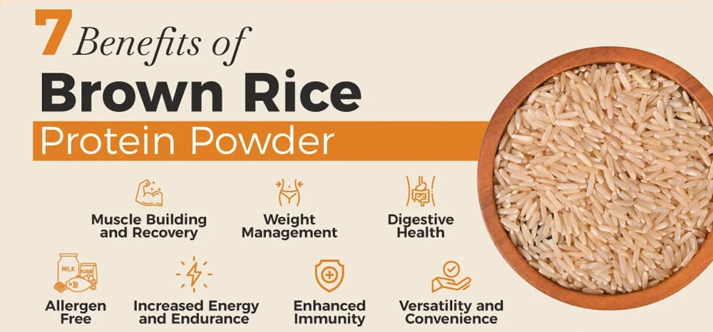 Brown Rice Protein Powder uses
