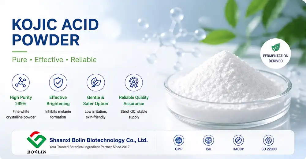 kojic acid pwoder supplier