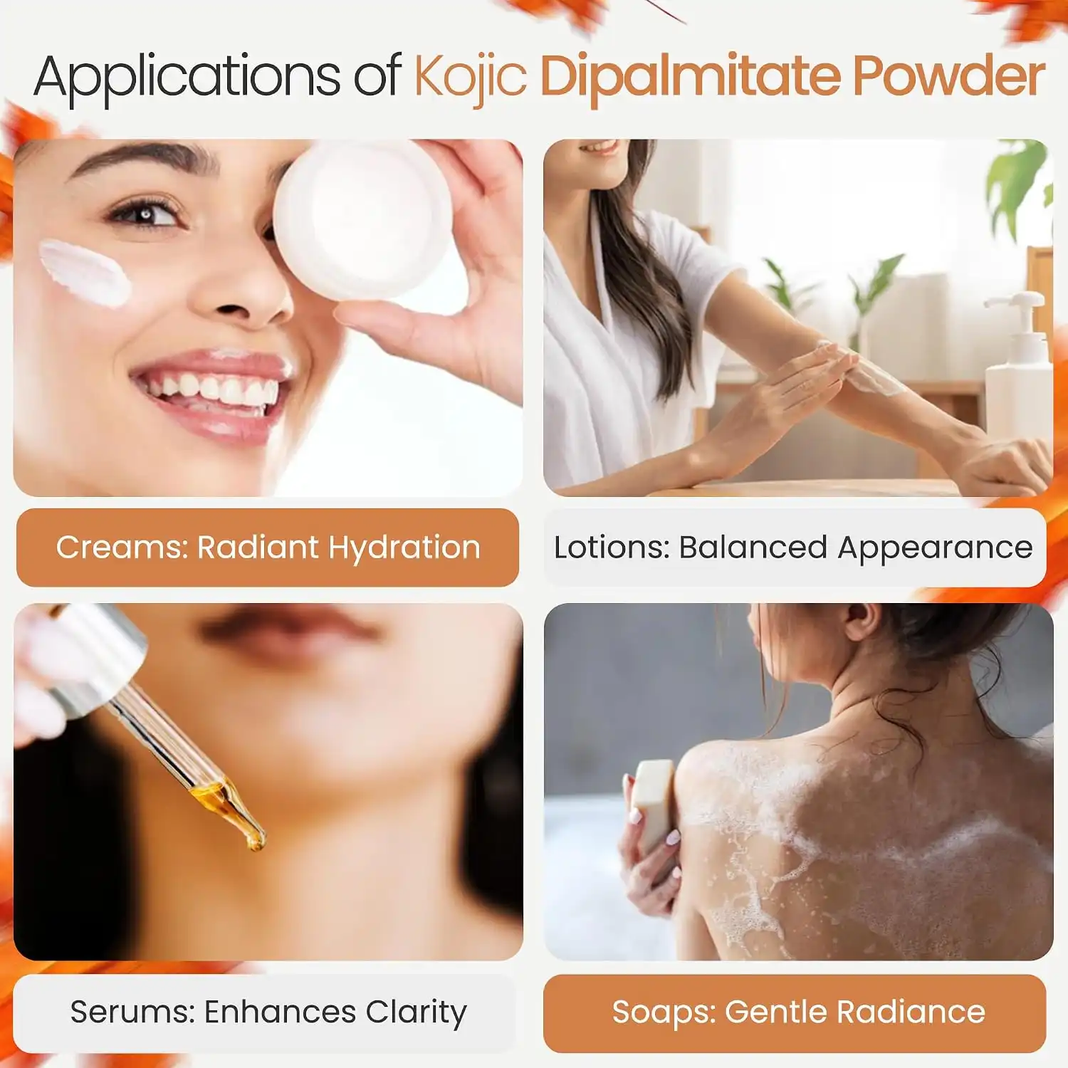 Kojic Acid Dipalmitate Powder application