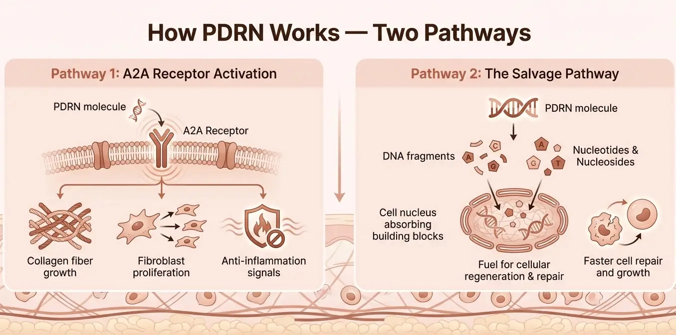 how pdrn powder works