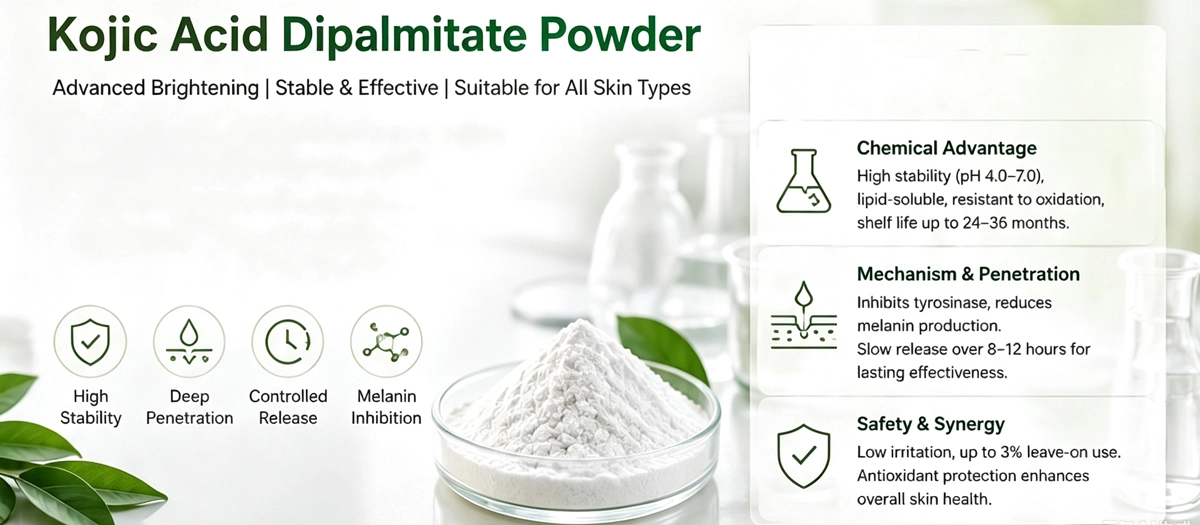 Kojic acid dipalmitate powder Kojic acid dipalmitate powder
