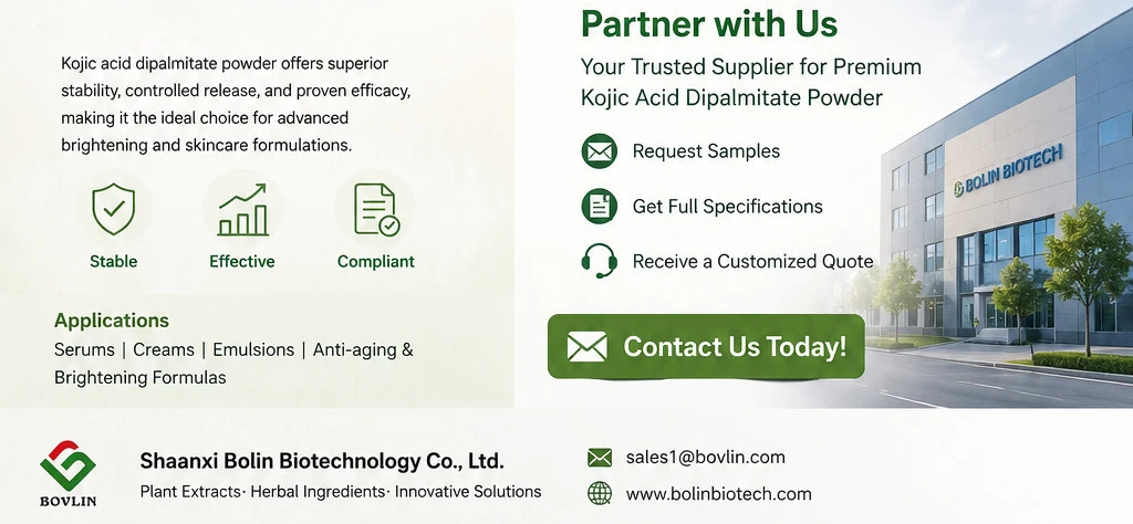 Kojic Acid Dipalmitate Powder supplier Kojic Acid Dipalmitate Powder supplier