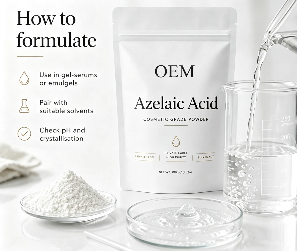 how to use azelaic acid powder