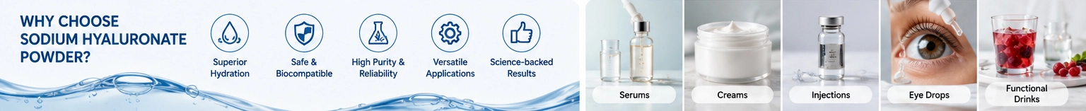 Sodium Hyaluronate powder uses