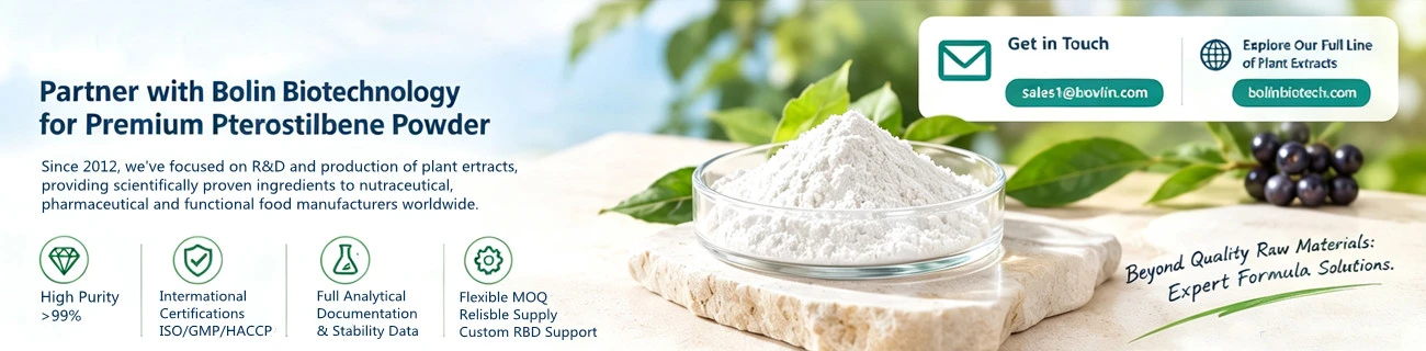 Pterostilbene powder supplier Pterostilbene powder supplier