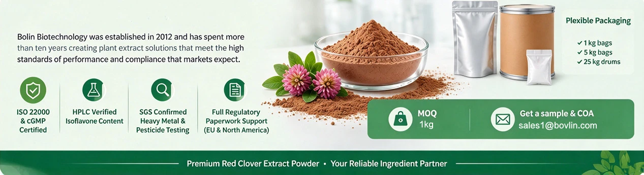 red clover extract powder supplier
