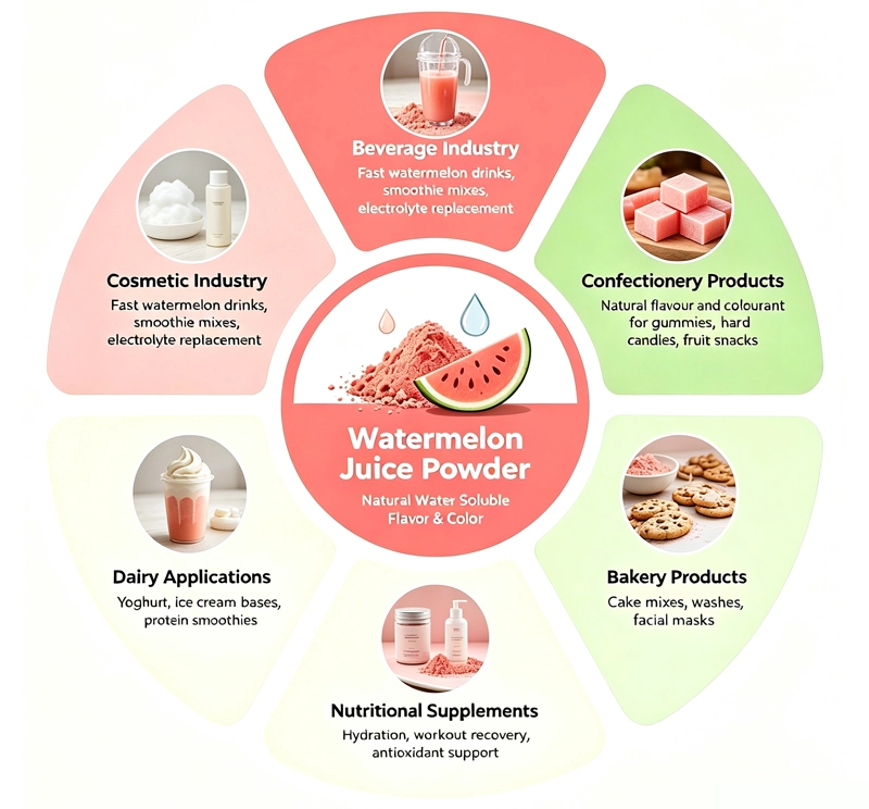 watermelon juice powder application