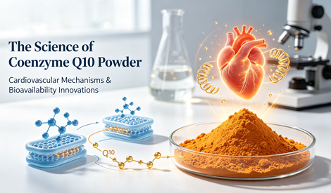 The Science of Coenzyme Q10 Powder: Cardiovascular Mechanisms and Bioavailability Innovations