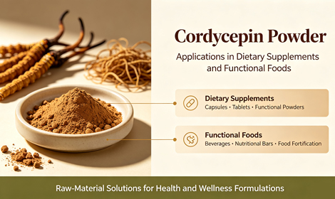 Cordycepin Powder Applications in Dietary Supplements and Functional Foods